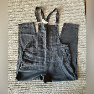 NWT Aerie Charcoal Womens Denim Overalls.. Size XS